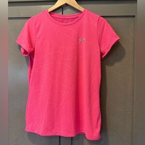 Under Armour Women's Vibrant Pink Short Sleeve Tee